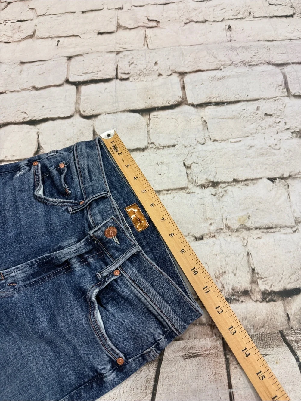 Mother Jeans The Insider Crop Step Fray in Dancing on Coals Size 24